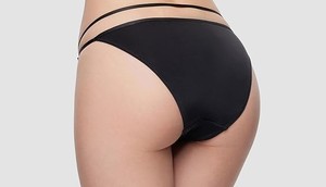 Ranbao <span class=keywords><strong>กา</strong></span>งเกงในสตรีเอวต่ำสีพื้นบิกินี่กางเกงในลูกไม้ - Product Image 3
