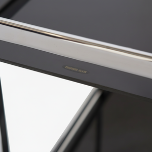 Carrito de utilidad de metal rodante con cestas profundas y mango perfecto para almacenamiento de salón de belleza y organización de herramientas - Product Image 1