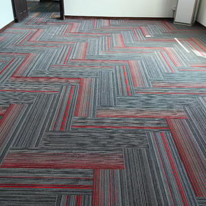 Sang trọng hiện đại <span class=keywords><strong>Polypropylene</strong></span> văn phòng gạch Thảm pvcbacking chống cháy Acoustic cho khách sạn PP khách sạn 50*50cm cho xe ô tô có thể giặt cho - Product Image 4