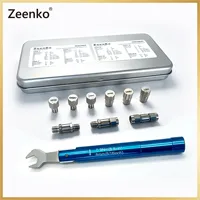 Kit de Calibración RF Zeenko ZKBC08S1, Adaptador de Carga Abierta/Corta con Llave Dinamométrica SMA de 0.9Nm y 8mm para Analizador de Redes Vectoriales