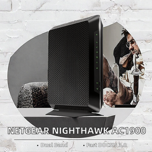NETGEAR Nighthawk <span class=keywords><strong>AC1900</strong></span> (24x8) Módem Router WiFi de Doble Banda DOCSIS 3.0 (C7000) Sin Puertos LAN Certificado por Xfinity - Product Image 2