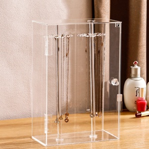 Caja de Joyería de Acrílico Transparente de la Mejor Calidad, Diseño Cuadrado Ligero, Color Personalizable, para Collares y Pulseras, Ideal para Empaque de Regalos - Product Image 5