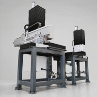Système de glissement à grande vitesse pour la manutention de matériaux de découpe laser, production continue 24/7, manipulateur cantilever