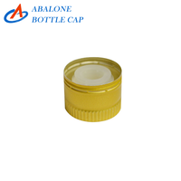 Capsule de fermeture en trois parties pour huile d'olive jaune, avec capsule thermorétractable assortie, étanche et à joint hermétique