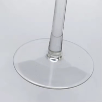 Candélabre en cristal transparent, élégant porte-bougie, décoration de centre de table pour mariage, Saint-Valentin, fêtes et événements