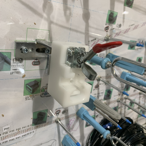 60130327 Soporte de abrazadera de alambre montaje de alambre jigs accesorios de separadores de alambre utilizados en tablero de montaje de arnés - Product Image 6