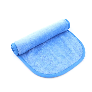 100% माइक्रोफाइबर ठोस पैटर्न मेकअप रिमूवर तौलिया स्नान और धोने के लिए सादे शैली की वाइप्स - Product Image 2