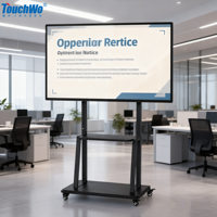 Tableau interactif tactile PCAP étanche IP65 TouchWo 55 65 75 86 98 pouces avec processeur Intel Core pour conférence