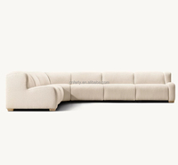 Meubles de salon de style américain de luxe canapé inclinable électrique canapé en bois en forme de L sectionnel cadre en bois massif fauteuil inclinable