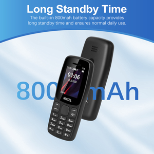 Téléphone portable MKTEL <span class=keywords><strong>Sonoro</strong></span> 106-1, téléphone à fonctions, écran de 1,77 pouce, boutons à fonctions, clavier Android, téléphone avec appareil photo - Product Image 4