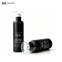 Flacon Airless Rechargeable PCR 50ml 80ml 100ml avec Cartouche à Visser par le Bas pour Emballage de Sérum Actif