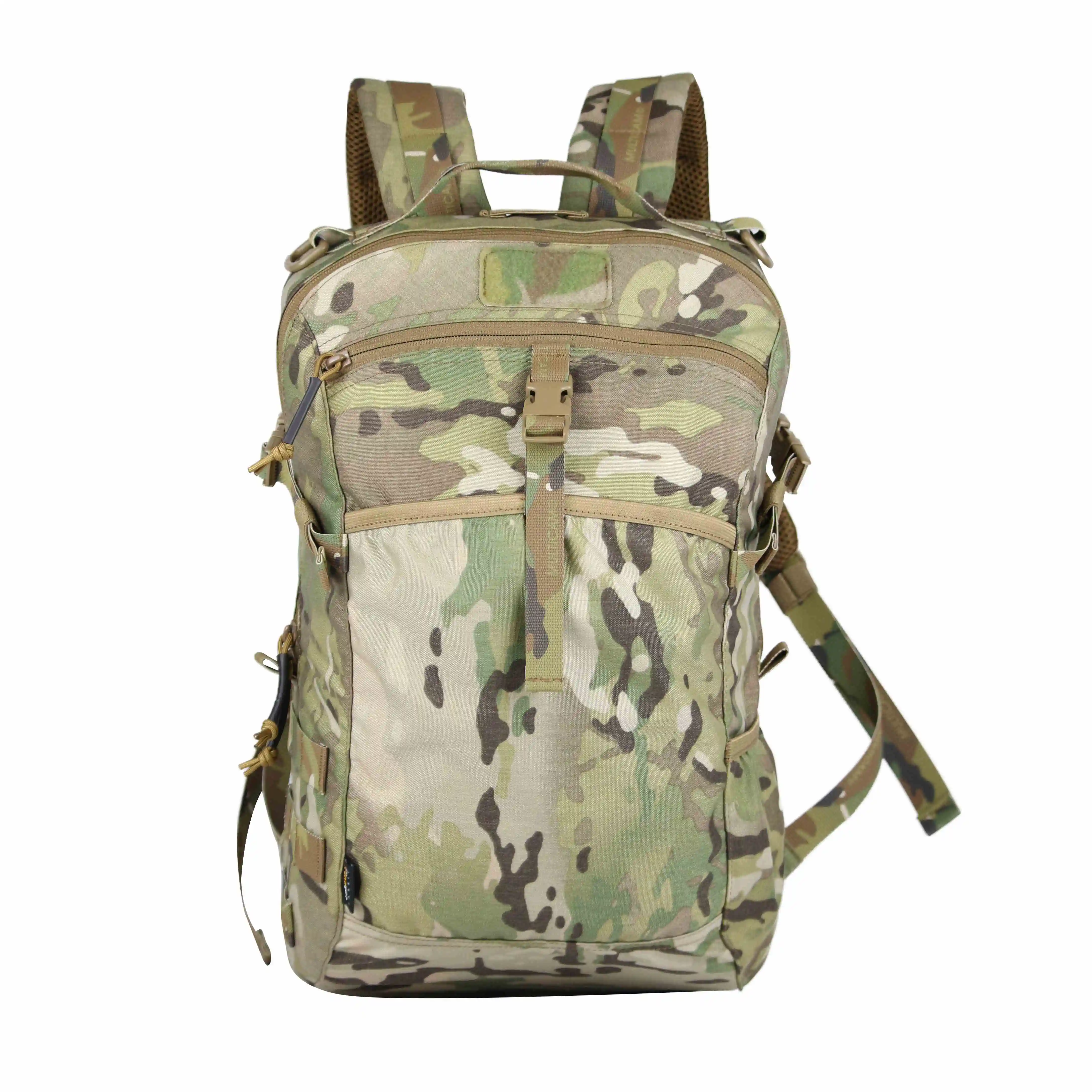 Custom Stock Hot Sales Men Bear Fabric Dark Camouflage Camping Tactical Backpack