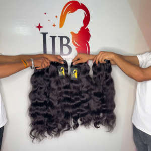 มัดผมลอนแบบดิบของอินเดียผมดิบที่ยังไม่ผ่านกระบวนการผู้จำหน่ายเส้นผมที่ยังไม่ได้แปรรูปสำหรับผู้บริจาครายเดียว - Product Image 1