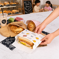 Sac en papier professionnel universel, sans BPA, non toxique, de qualité alimentaire, résistant à la graisse, pour exposition, salon professionnel, street food et snacks
