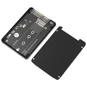 M.2 Adaptador para 2.5 SATA Enclosure B & M Key Conversor SATA Based NGFF SSD para cabo de cartão SATA 3.0 de 2.5 Polegadas