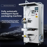 Volledig automatische zijdelingse verzegelmachine voor vloeistoffen zoals yoghurt, melk, ketchup, sap, kokoswater, ijswater; vul- en verzegelmachine