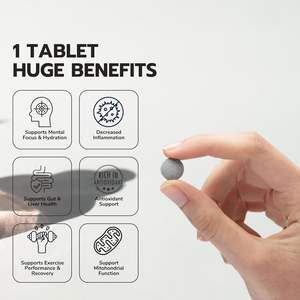 Tabletas de Hidrógeno de Disolución Rápida de Magnesio con Alta Concentración de Hidrógeno (12PPM), Fabricación Personalizada OEM/ODM - Product Image 1