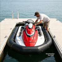 Protection de bord de bateau, pare-chocs de quai gonflable, pare-chocs de quai marin, pare-chocs pour jet ski PWC, anti-collision en PVC, logo personnalisé, épaissi
