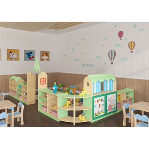 Fabricant de meubles bureau et chaise d'étudiant armoire de cuisine en bois massif pour enfants pour la maternelle et le préscolaire - Product Image 3