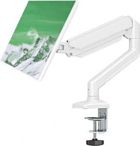 Fixation <span class=keywords><strong>d</strong></span>'écran <span class=keywords><strong>d</strong></span>'ordinateur 19.8lbs 2 supports de moniteur Base de montage <span class=keywords><strong>d</strong></span>'œillet Support <span class=keywords><strong>d</strong></span>'affichage LCD 13 "-32" Bras Bureau Angle de hauteur réglable - Product Image 4