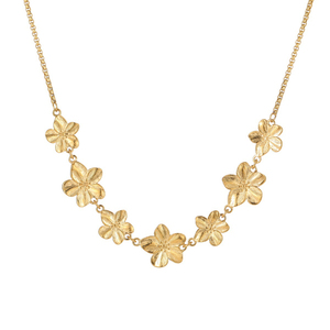 G4761 Wholesale Stainless Steel Flower Charm Long Y Shaped Necklace <b>Bracelet</b> Jewelry <b>Sets</b> 18k Gold Plated Jewelry <b>Sets</b> - Product Image 5