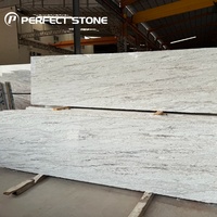 Гранит PerfectStone Wholesale River White Wave Vein: нарезка по индивидуальному заказу для декора роскошных отелей и облицовки коммерческих зданий