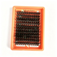 Clusters de cils naturels courbés en D pour marque privée, kit d'extension de cils DIY, vente en gros de clusters de cils en éventail
