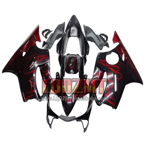 Corps d'injection pour HONDA <span class=keywords><strong>CBR</strong></span> 600F4 600CC <span class=keywords><strong>600</strong></span> F4 FS CC CBR600F4 <span class=keywords><strong>99</strong></span> 00 86LQ.83 CBR600 F4 600FS 1999 Red Flames 2000 OEM Carénage - Product Image 1