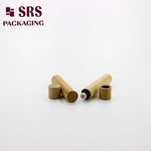 Roll On Bottle SRS Environment Friendly 5ml 8ml 10ml 15ml 20ml Roll On Bottle Bamboo Essential Oil Bottle