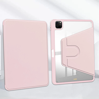 Coques de tablette antichoc en cuir PU et acrylique rotatives à 360° pour iPad 10.9 A16 11e génération Air11 Pro11 avec emplacement pour stylet – Vente Flash