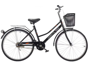 <span class=keywords><strong>Bicicleta</strong></span> Urbana Clásica Deportiva Retro para Adultos y Damas, de 24-26 Pulgadas, de Una Sola Velocidad, con Cesta, Popular en 2026 - Product Image 2
