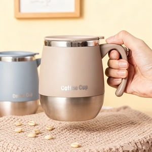 Tazza da <span class=keywords><strong>caffè</strong></span> isolata sottovuoto in acciaio inossidabile da 500 ml, tazza termica a <span class=keywords><strong>doppia</strong></span> <span class=keywords><strong>parete</strong></span> con coperchio per bevande calde e fredde - Product Image 4