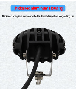 <span class=keywords><strong>Vente</strong></span> en gros chariot élévateur spot bleu led point d'avertissement de sécurité lumière ronde 20W 12-80V zone de sécurité pour entrepôt - Product Image 4