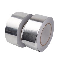 Ruban en aluminium épais résistant aux hautes températures, ignifuge et anti-âge avec doublure pour l'étanchéité des tuyaux
