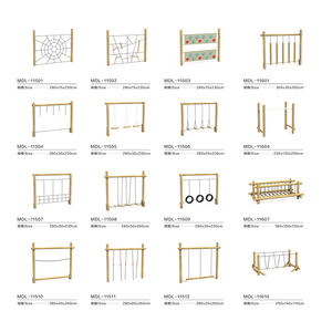 Flyfun - Structure <span class=keywords><strong>de</strong></span> jeu commerciale en gros avec mur <span class=keywords><strong>de</strong></span> filet, parcours ondulé et é<span class=keywords><strong>l</strong></span>éments d'équilibre pour <span class=keywords><strong>les</strong></span> espaces publics et <span class=keywords><strong>les</strong></span> parcs - Product Image 3