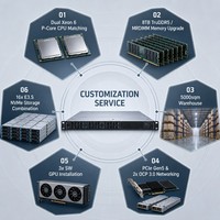 Serveur en rack 1U Lenovo ThinkSystem SR630 V4 avec double processeur Intel Xeon 6, 8 To DDR5 8000 MHz MRDIMM, 16x E3.S NVMe 5G, pour le calcul en nuage