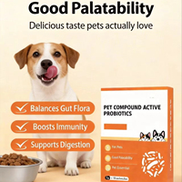 Complément alimentaire probiotique actif pour la santé digestive des chats et des chiens, soulagement des selles molles et de la diarrhée, 5 g