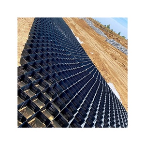 Grille de protection de pente extérieure en PEHD, perforée et texturée, pour allées et graviers, marque Lejing, pour la construction routière - Product Image 1