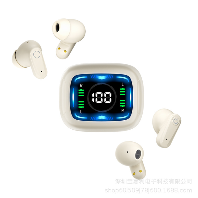 Hot Sale Low Price In-ear Wireless Earbuds TWS BT 5.4 Active Noise Cancellation IPX5 Waterproof Digital Display Low Latency