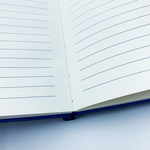 Chất lượng cao màu xanh hải quân điều hành máy tính xách tay tùy chỉnh dập nổi 120gsm lưu trữ giấy A5/A6 100 tờ cho Tạp Chí kinh doanh công ty - Product Image 6