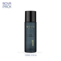 Flacon cosmétique en verre dépoli de couleur personnalisée 100ml 120ml 150ml 200ml Flacon d'huile pour le visage et de toner avec bouchon à vis large et réducteur