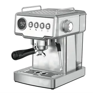 Máquina de café expreso para uso en el hogar y la Oficina, máquina profesional semiautomática para hacer espresso