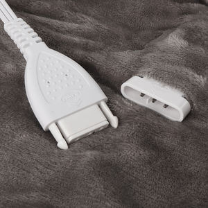 Couverture chauffante de luxe FORTIVOX AC120V - Polaire ultra douce, <span class=keywords><strong>chauffage</strong></span> multi-niveaux, <span class=keywords><strong>rechargeable</strong></span> par courant alternatif, portable, taille king, double commande - Product Image 1