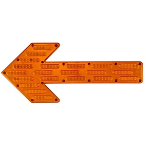 Super qualité ambre LED panneau de signalisation directionnel flèche signe lumière sécurité routière 12V 24V pour gicleurs camions à ordures TAL632 - Product Image 2