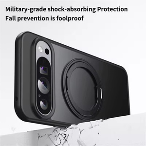 360 ° เคสโทรศัพท์แม่เหล็กแบบหมุนได้สำหรับ Google Pixel 8/8 Pro 9A Pixel 9 Pro XL 10 Pro พร้อมขาตั้งโลหะพับได้ ป้องกันการกระแทก - Product Image 4