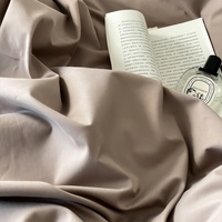 Parure de lit 50S 100% coton brossé ultra doux effet peau de pêche, épaisse et chaude, anti-boulochage pour l'hiver humide et froid