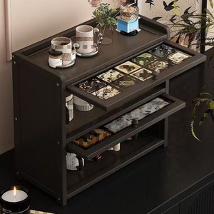 Estante de almacenamiento para tazas, rectangular, 3 pisos, duradero, apilable, para uso en mesa - Product Image 2