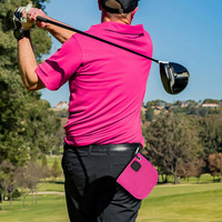 Serviette de golf magnétique à motif gaufré, nettoyeur de clubs à aimant de force industrielle, serviette de golf personnalisée en microfibre pour balles de golf