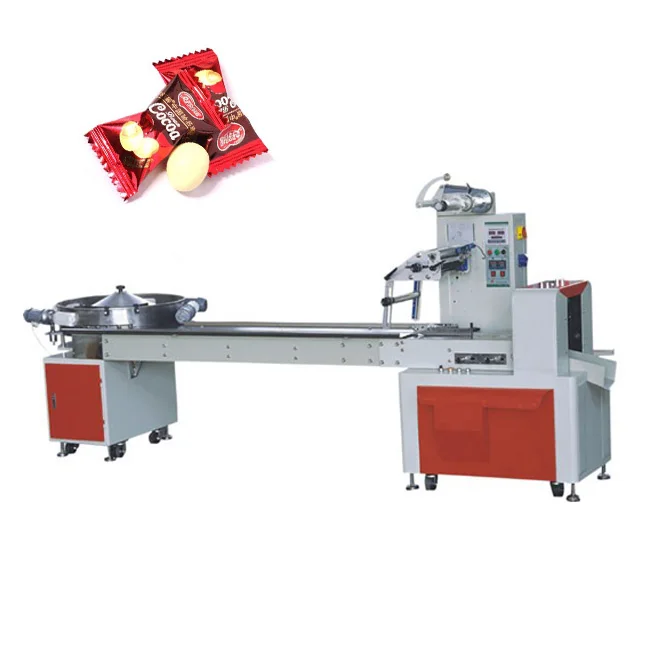 Многофункциональная упаковочная машина Tentoo для мягких конфет и твердых конфет