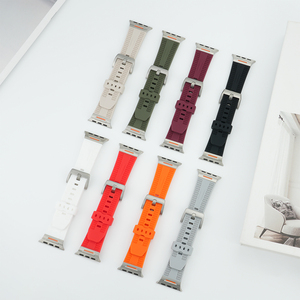 Dây đeo đồng hồ thông minh thay thế bằng kim loại thoáng khí cao cấp 42/46/49mm dành cho Apple Watch Ultra 2, dây đeo đồng hồ silicon - Product Image 1